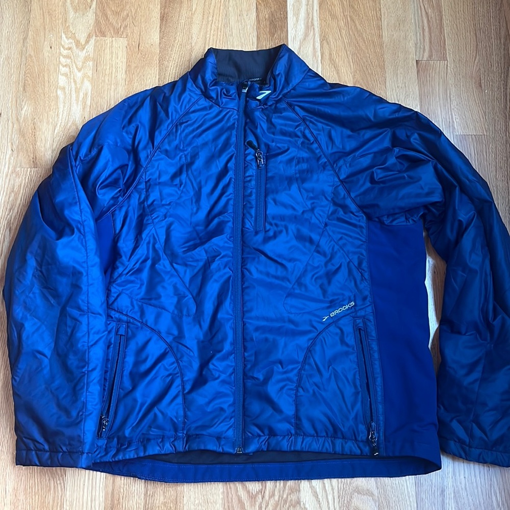 Brooks Mens Navy Running/Athletic Jacket